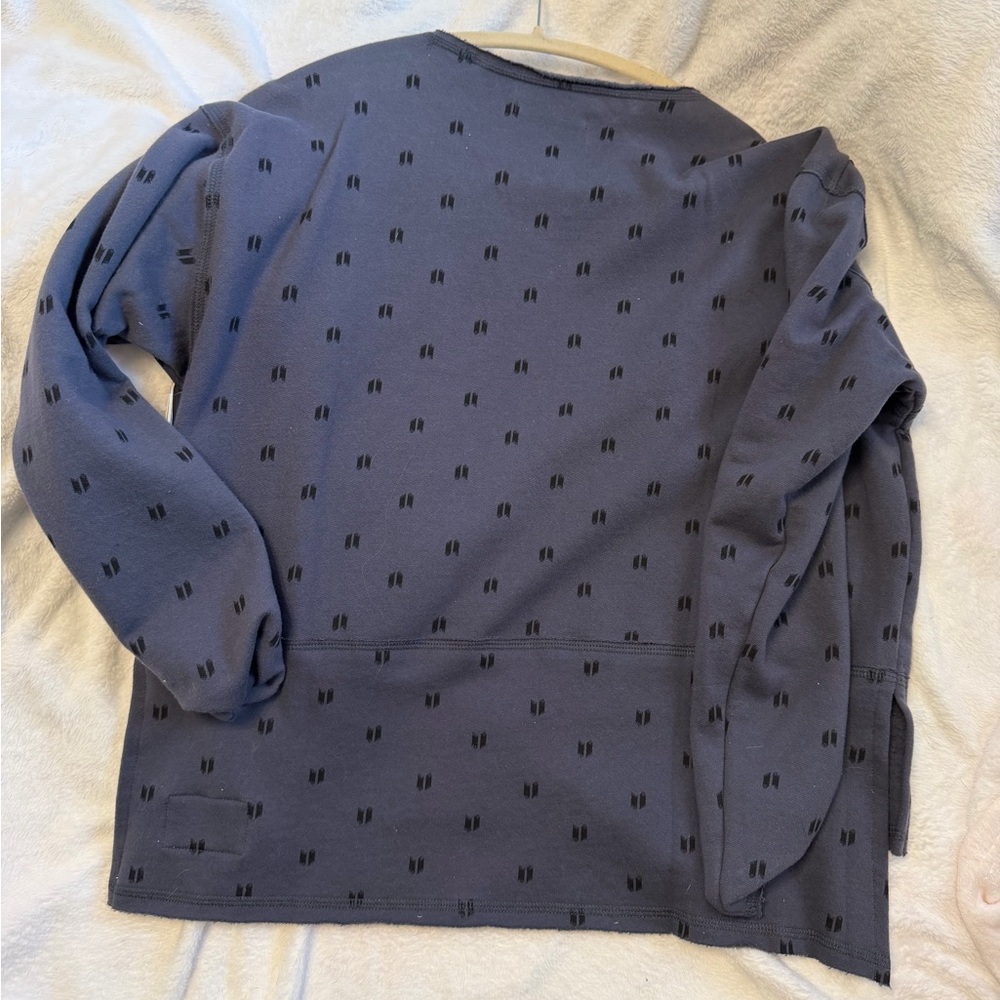 Known Supply Sweatshirt Blue Rough Seams - Picture 5 of 5